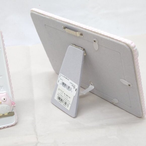 Prinz Born to be Wild Owl Resin Frames (2) Perfect Baby Shower Gift NWT - Picture 7 of 11